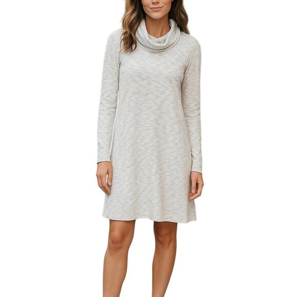 NWT Cupio Women's Cowl Neck Long Sleeve Soft Knit Mini Dress - Picture 1 of 6